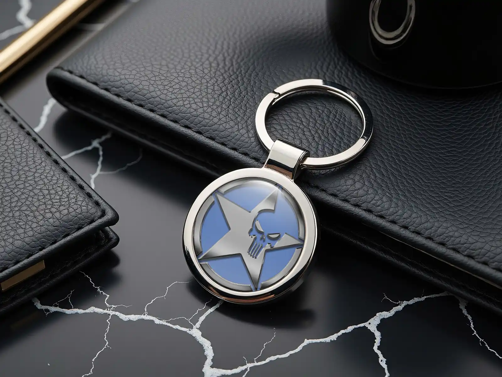 Keyring Car Personalised Steel Style